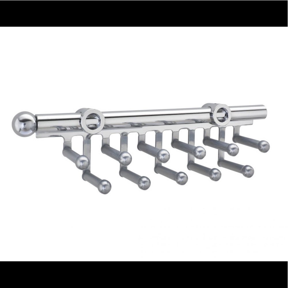 Chrome Pull-Out Tie/Scarf Rack - Picture 3 of 3